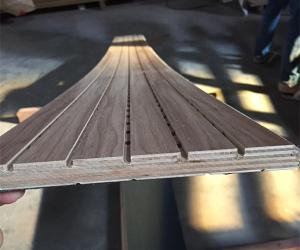 China Wood Grain 1.2m Length 6mm Pegboard Sheet for sound proof factory