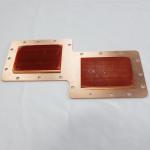 Anodizing Large Solid Copper Heatsink 0.02mm Flatness Anti Oxidation High