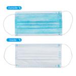 Fluid Resistant Disposable Surgical Masks Hypoallergenic Earloop Surgical Mask