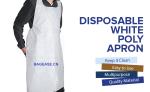 Products Disposable Heavy Weight Plastic/Poly Apron 46 inches x 28 inches - 2