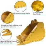 Longer life-span Bucket For Excavator rock bucket for cat hitachi komatsu