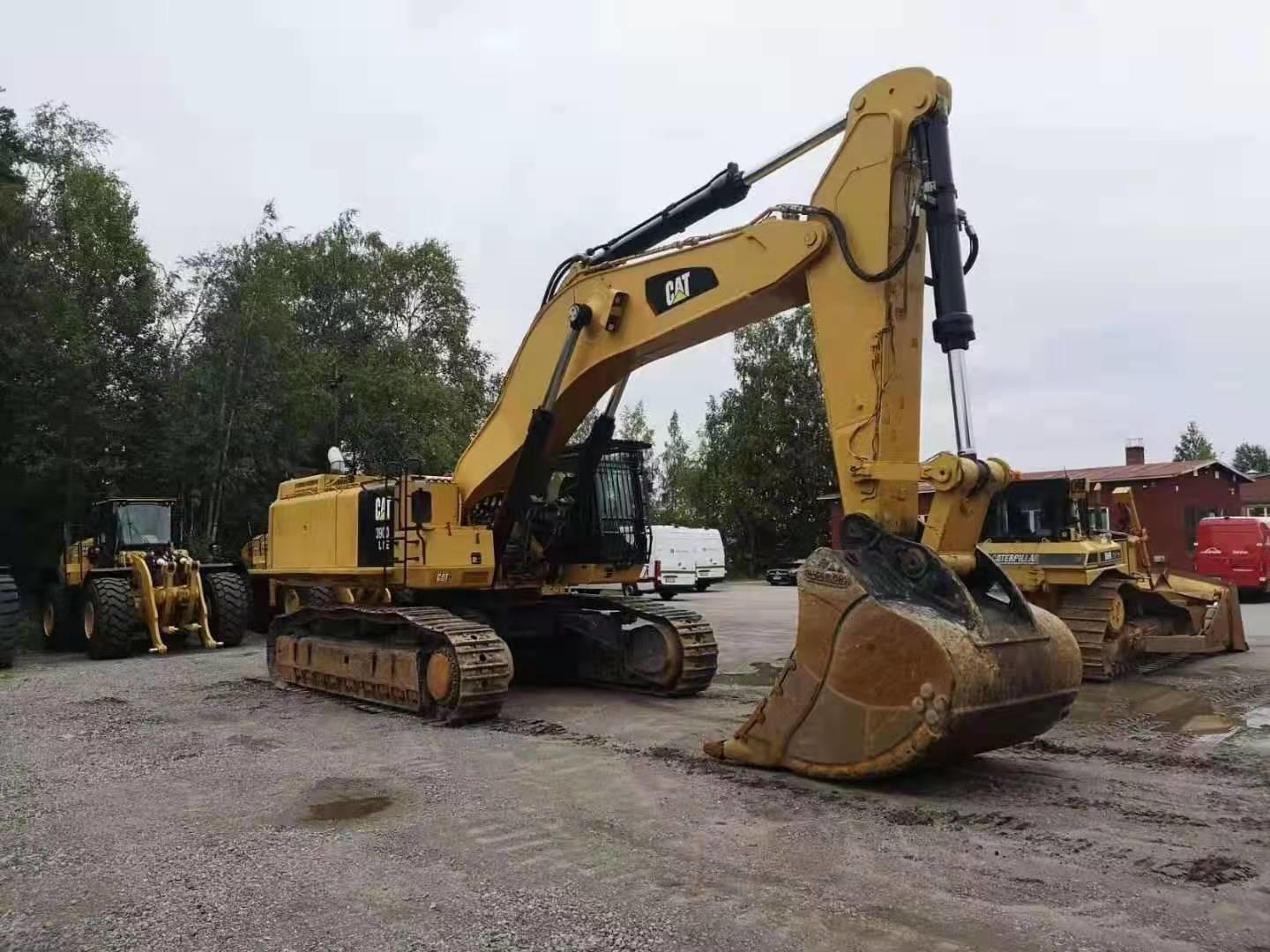 Strong Digging Force 90 Ton 390D Used CAT Excavator