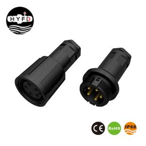 China Round Cable Flange7.0MM IP68 8 Pin Waterproof Led Connector factory