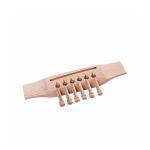 Professional Maple Wood Acoustic Guitar Bridge Pins And Saddle 6 Pins