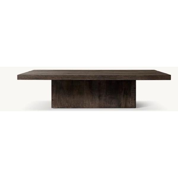 Modern square coffee table Coffee Table Furniture with Customizable Size for Living Room