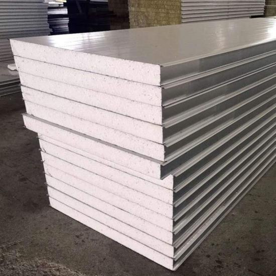 China Sound Insulation 30-45dB EPS Sandwich Panel with Expanded Polystyrene EPS and Steel Sheet Thickness 0.3-0.6mm factory