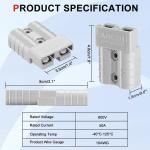 Anderson Style Photovoltaic Solar Cable XLPE Material IP67 Waterproof