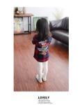 2016 Fashion Korean Style Kid's Checked Pattern Red Color Long Sleeve