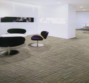 China Meeting Room Hotel Carpet Flooring / Guest Room Carpet Plain Style factory
