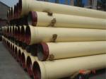 ISO2531 K9 Ductile Iron Pipe Internal Polyurethane Coating Unit Length 6M
