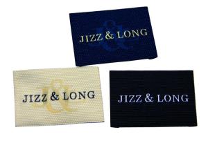 China Clothing Woven Labels Customized Luxury Design viaries size With Veins for Men\s Collection factory