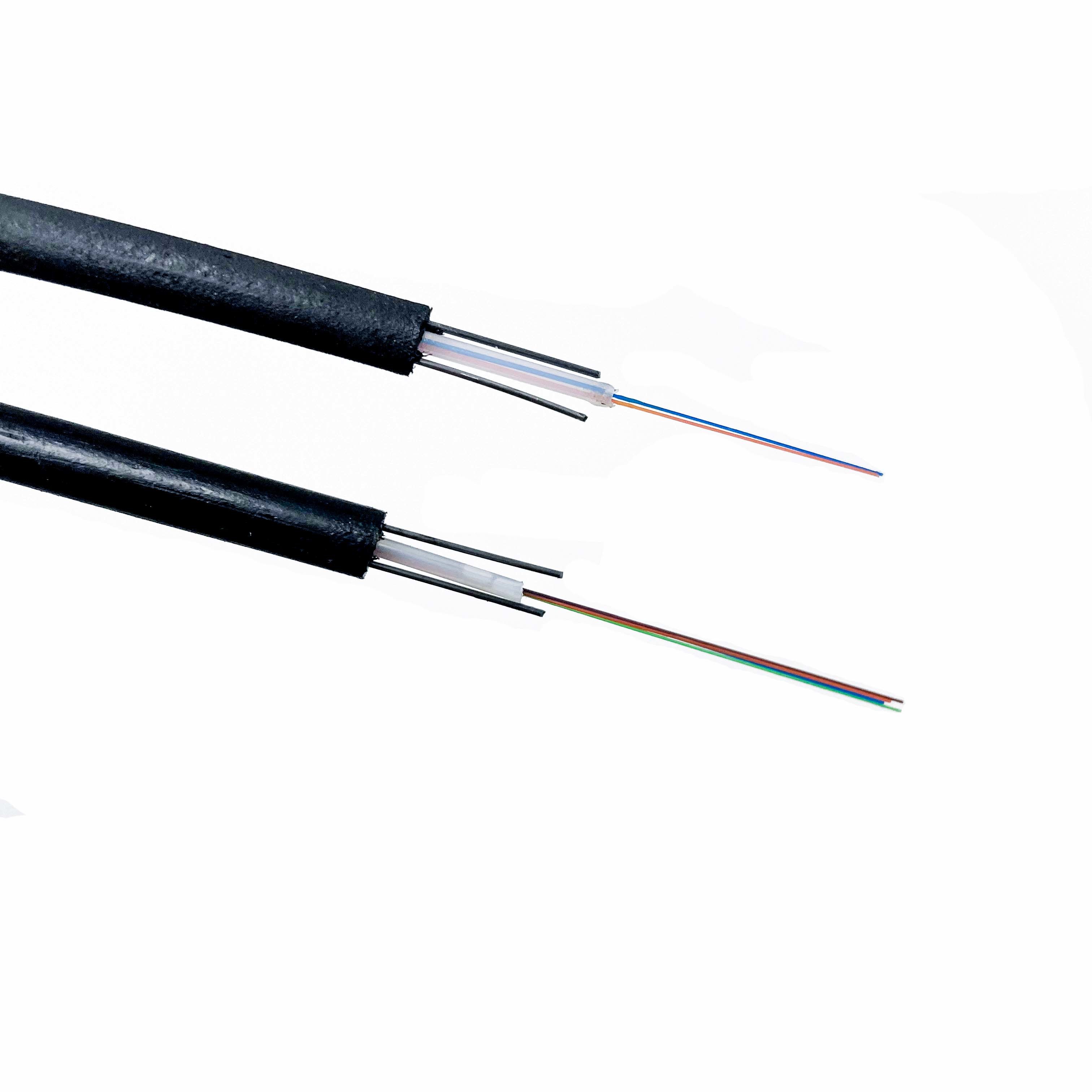 Outdoor Fiber Optic Cable 4 Core Single Mode Gjfjv Ftth Drop Cable