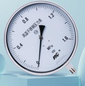 China Y250BF Stainless Steel Pressure Gauge 250mm Radial Direction on sale
