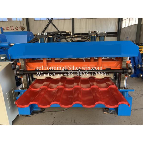 China Hydraulic 2m/Min Glazed Tile Roll Forming Machine factory