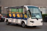 Mini Electric Sightseeing Car 72V DC Motor With 11 Seaters / Trojan Battery
