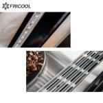 70L Refrigerated Bakery Display Case Sweet Dessert Curved Glass Fridge