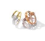4g 18K Gold Diamond Rings 0.51ct 0.27ct 0.24ct Eternity Knot Rings
