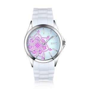 China 30mm Custom Women'S Watches Face Printed OEM Recyled Silicone Watch factory