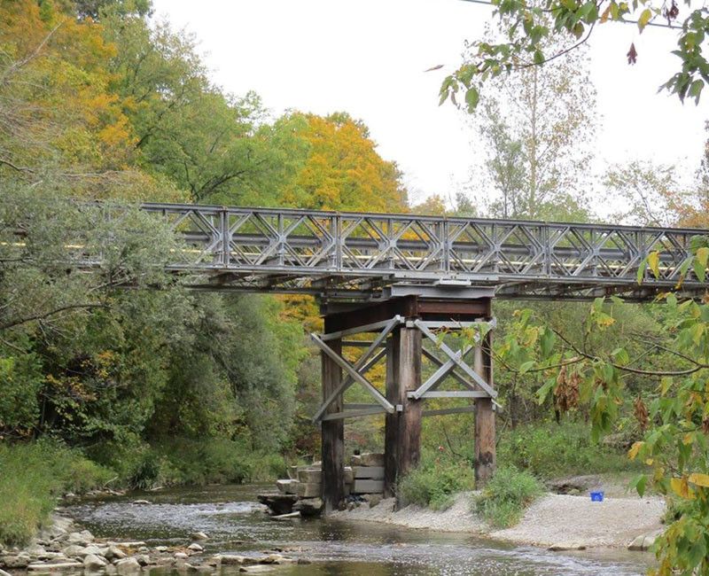 Compact 200 Army Temporary Bridge Pre Engineered Building