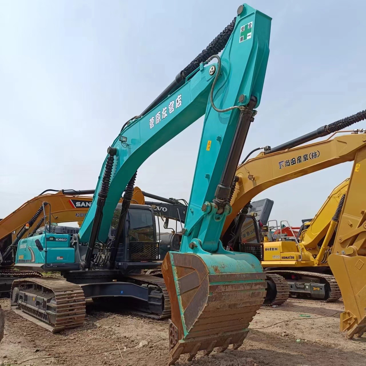 Kobelco SK350D Used Excavator Equipment Second Hand 35 Ton Construction Machinery