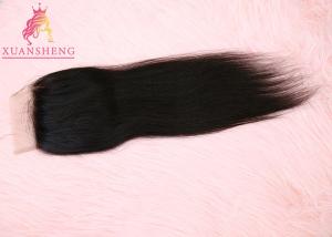 China 10A Hair Straight Transparents 5*5 Lace Closure factory