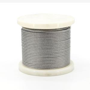 China 300series 400series Stainless Steel Wire Rope For Safety Critical 316 Ss Wire Rope 7*7 factory