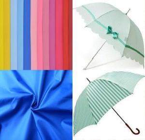 China 190t polyester taffeta waterproof umbrella fabric for curtains factory