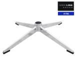 Four-star base, office chair base replacement, polished color high 122 aluminum