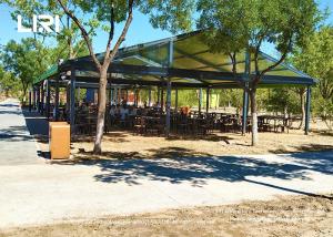 China Big 20x40 Clear Top Glamping Cabana Tent Restaurant Outdoor Dining factory