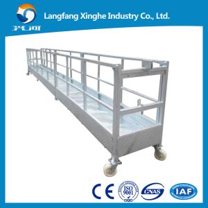 China Window cleaning machine / zlp suspended platform scaffolding / Malyasia gondola / rope cradle factory
