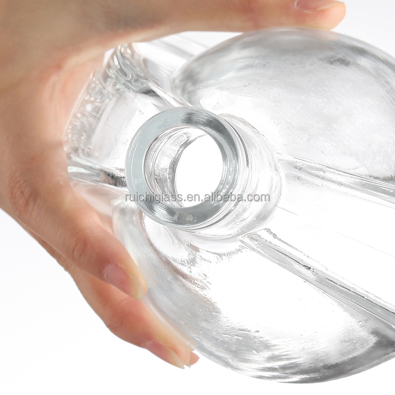 RICH Customized 700ml 500ml Glass Bottle for Vodka Gin Whiskey Rum Industrial Beverage