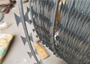 China Anti Climb Mesh BTO-22 Single Razor Concertina Barbed Wire factory