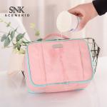 Manufacturer Custom Logo Large Capacity Eco Square Makeup Bag Waterproof