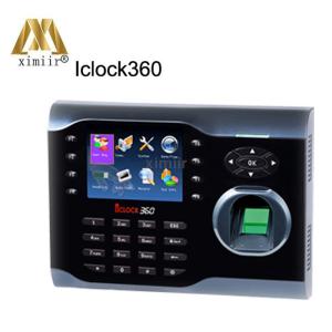 China Hot Sale 8000 Fingerprint Users Iclock360 Biometric Tcp/Ip Reader Time Clock Fingerprint Time Attendance factory