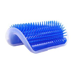 China Pet Hair Cleaning Tool Clean Function Cat Self Groomer Wall Corner Comb Cat Brush factory