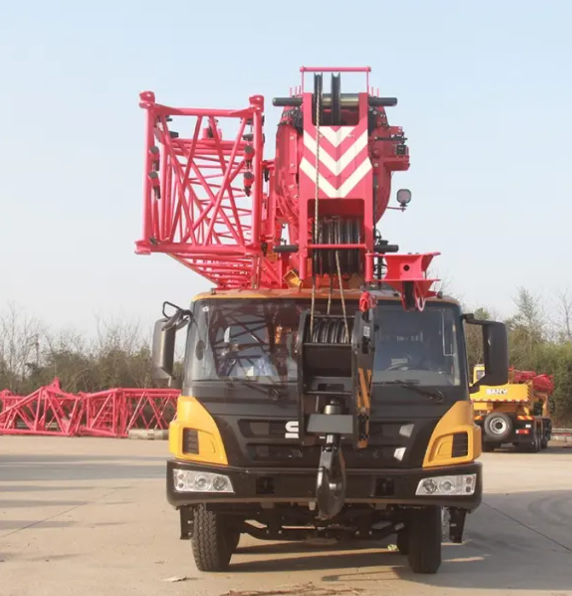 Construction Used 44.5m 40 Ton Mobile Boom Pump High Quality Crane With Remote Control