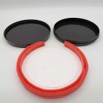 0.9 Inner Height Black ESD Wafer Jar 8 Inch 200mm Wafer Shipping Box For