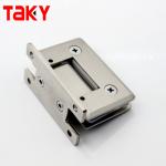 Stainless Steel Brass 90 Degree Wall Mount Offset Shower Glass Hinge for Square
