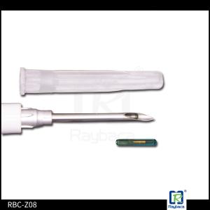 China Medical Animal Tracker Microchip RFID Syringe Bio - Glass Package EO Disinfection 2.12 X 12mm factory