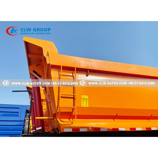 4 Axle U Shape Side Lifting Rear Tipping Trailer Dump Semi Trailer 30CBM 40ton 50 Ton