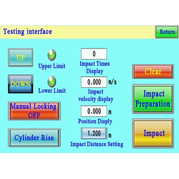 1.5 Ton Shipping Container Wood Carton Package Impact Testing Machine ID6001