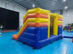PVC 4x4x3m Inflatable Combos Little Bounce House Kids Bouncy Castle With Slide