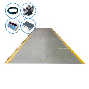 China 3*18m 80T Capacity 10PCS Load Cells Truck Scale Heavy Duty Weighbridge factory