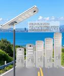 8 Meters LED Smart Solar Street Garden Light Outdoor Ip65 Self Clean Auto
