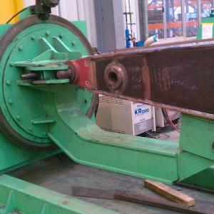 China Head And Tail Pipe Rotary Welding Positioner For Marine Building factory