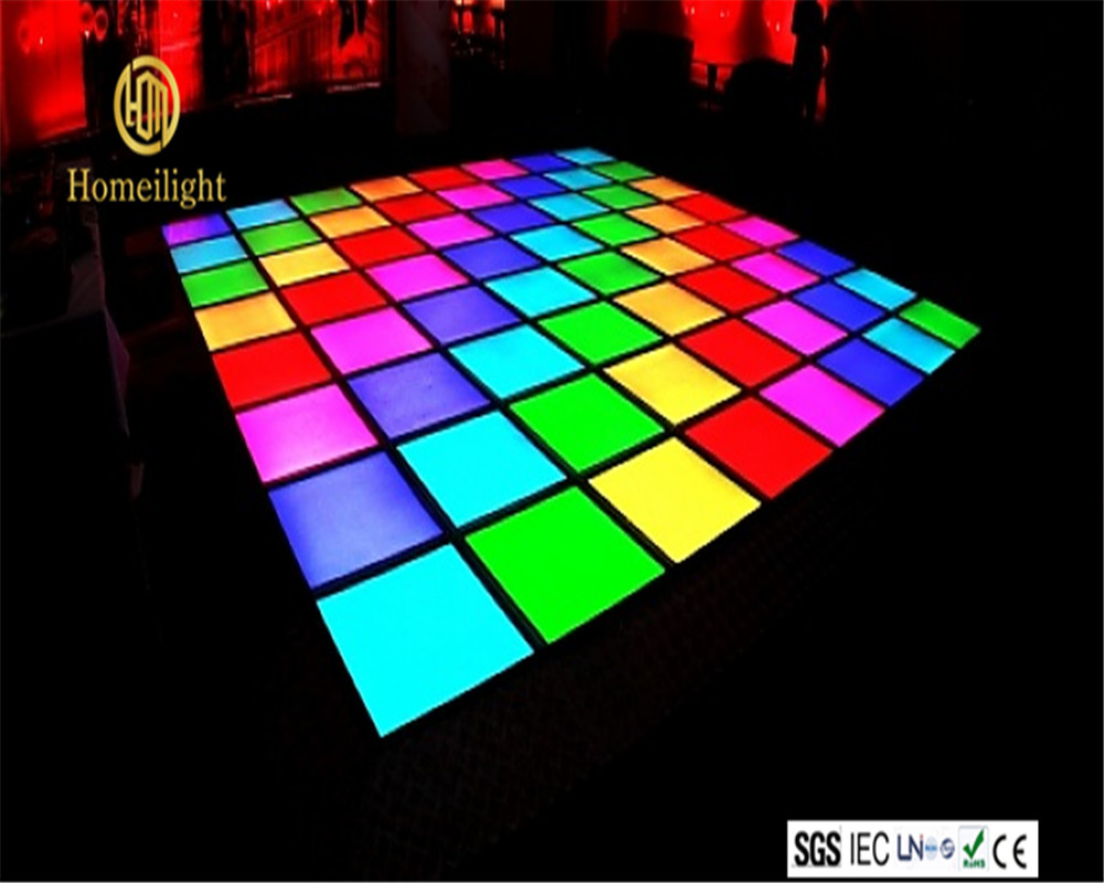 LED Dance Floor Gravity Induction Dance Panel Inductive Floor Tile Waterproof IP65 Outdoor/Indoor Event