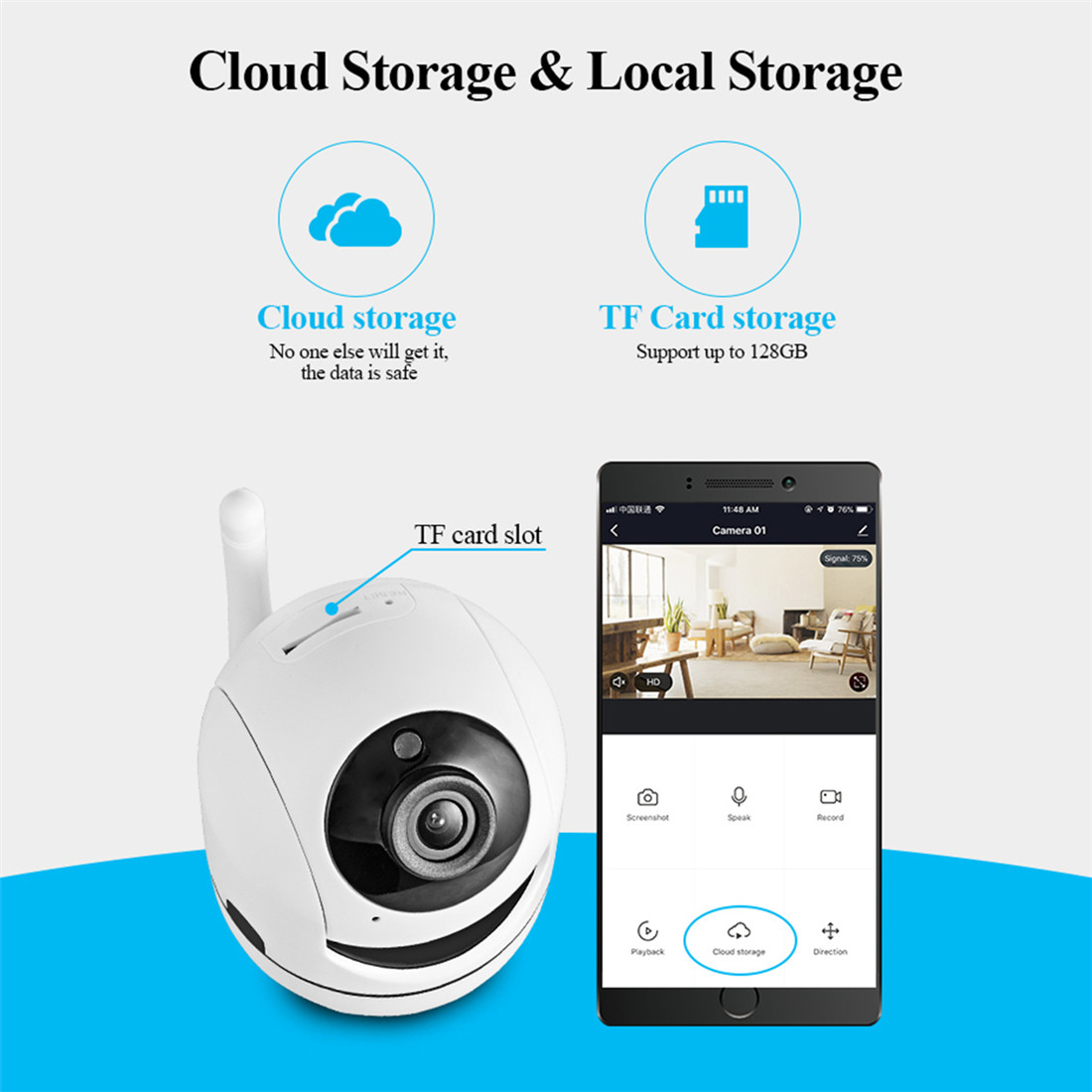 Smart Indoor P/T Camera Best Seller Model(TV-288ZD-2MP)