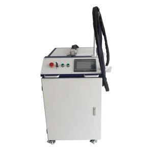 QUESTT Continuous Laser Cleaning Machine Dual Axis Laser Gun 1500W 2000W Laser