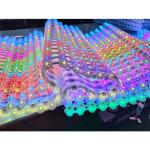 P40 Flexible Transparent LED Mesh Screen Outdoor RGBW IP67 Dustproof