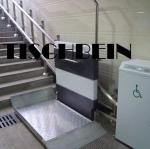 304 Stainless Steel Platform Safe Running Wheelchair Inclined Platform Lift For